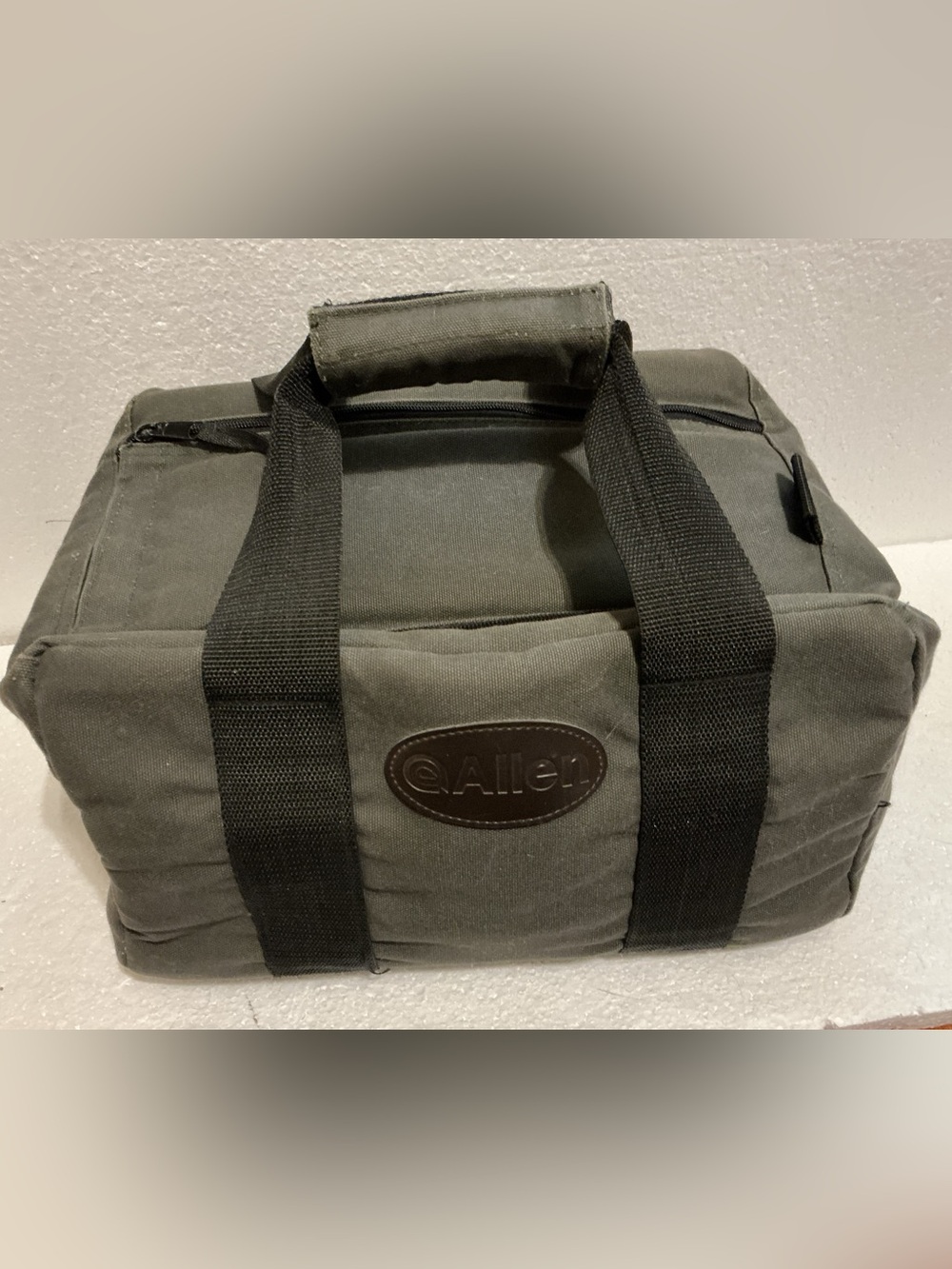 Allen Outdoor Hunting Fishing Utility Gear Bag Olive Green Canvas Organizer Tote